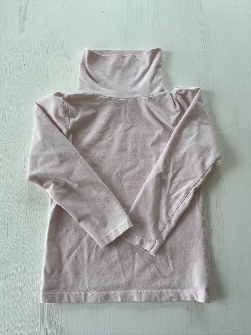 Jacadi Light Pink Long Sleeve Turtleneck Top
